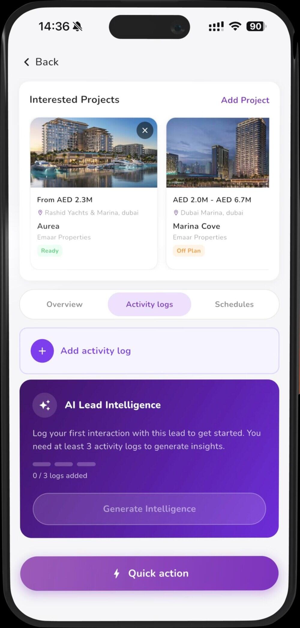 AI lead intelligence summary